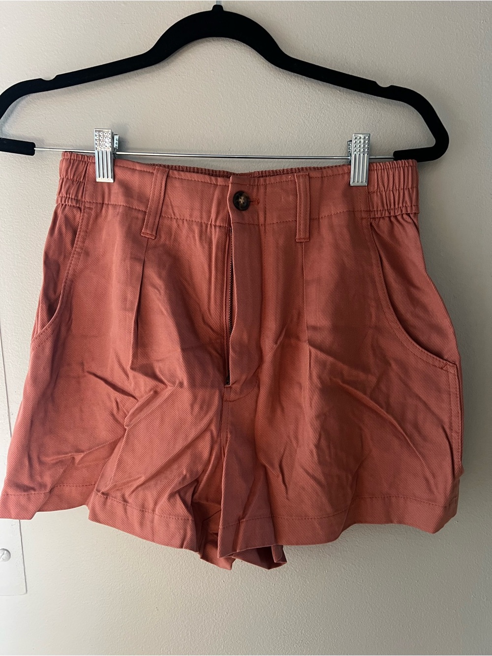 Madewell High-Waist Pink Shorts